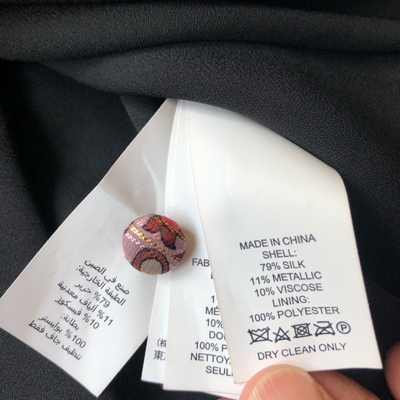 Kate Spade Metallic Medallion Silk Dress - Picture 9 of 11